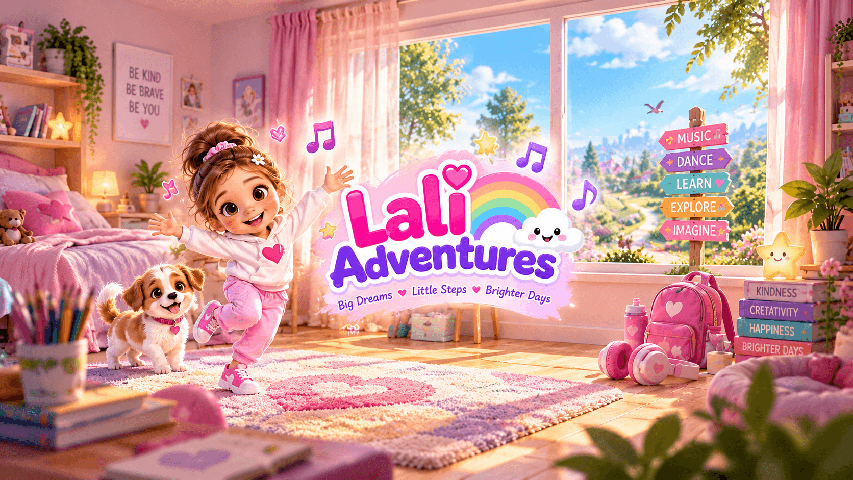 Lali, protagonista de Lali Adventures